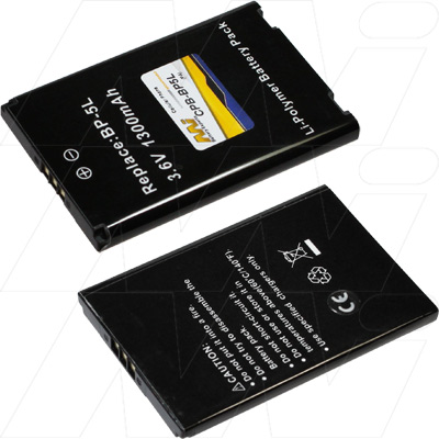 MI Battery Experts CPB-BP5L-BP1